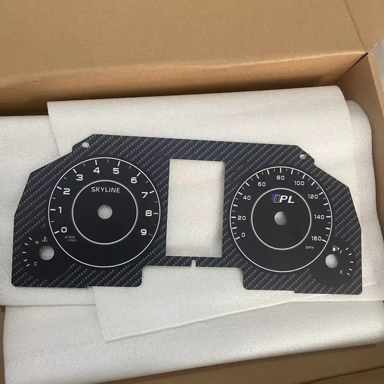 

Customized Gauge Faces For INFINITI G37S TACHO Speedo DIALS G37 COUNTER FACES Instrument Overlay 160MPH 9000RPM
