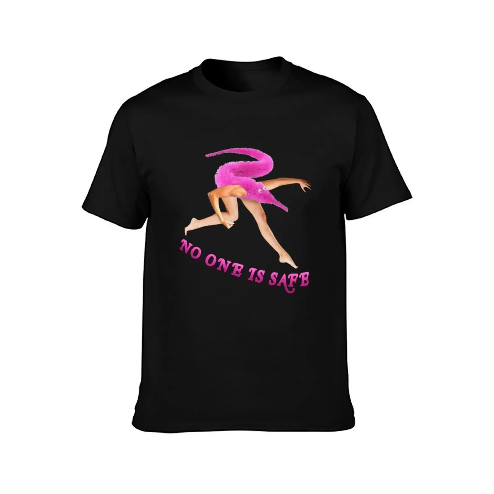 Worm on a String Time ~ Painting Aesthetic Cursed Collection ~ No One is Safe Set ~ Pink T-Shirt Labor Work Casual T-Shirt