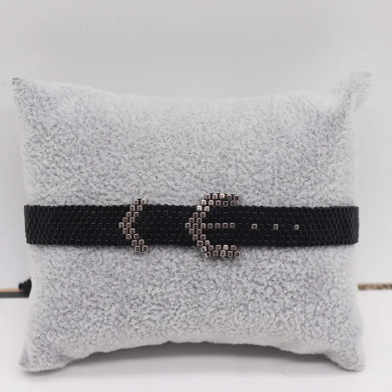 

Rice bead bracelet Originality Belt buckle Arrow Design Hand knitting Bohemia Adjustable Fashion Female Simple Beaded bracelet