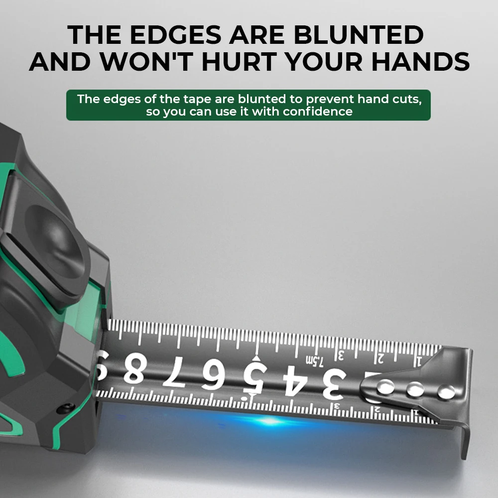 

New 5m/7m Self Locking Steel Tape Measure Hardened Wear-Resistant Tape Measure High-Precision Slash-Proof Tape Measure Tools