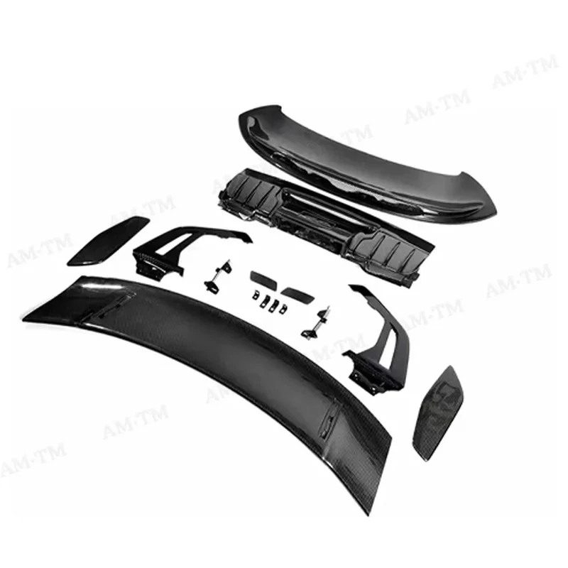 High Quality GT3 Style Carbon Fiber Rear Spoiler Wing Fits 911 992 Carrera