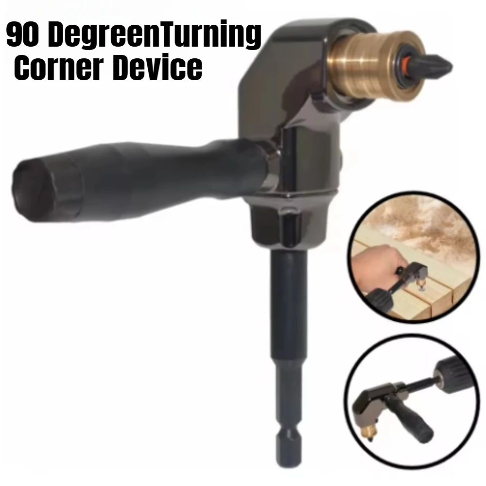 

Practical 90 Degree Drill Attachment Extension Bit Drill Attachment for Easy Access to Twisted Screws and Nut