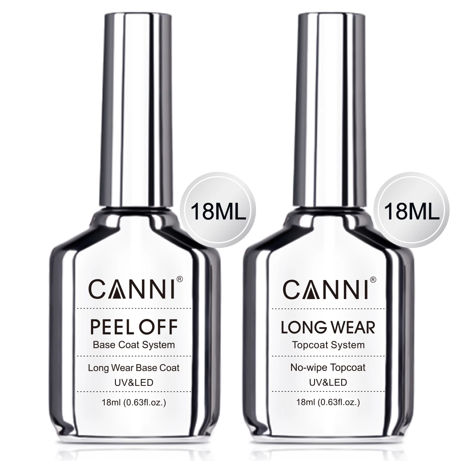 CANNI classic Pure Black Nail Gel Polish Super Long Wear Diamond Tempered Top Coat Nude Jelly Pink China Red Color vernice Gel