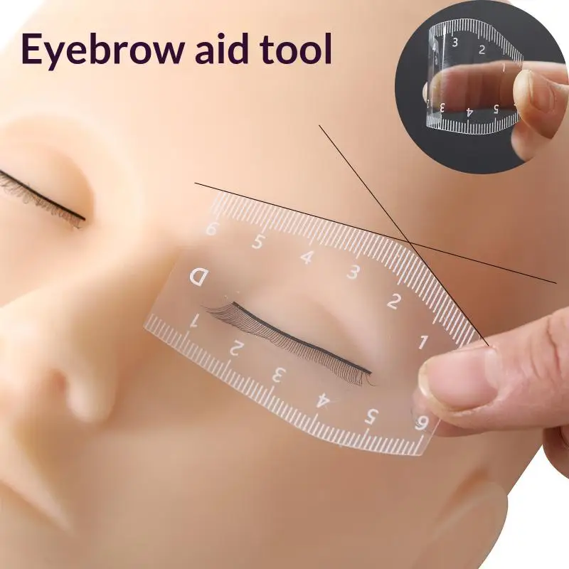 5Pcs Multi-Style Eyebrow Shaping Stencil Ruler Kit For Microblading Permanent Makeup Beginner Artist