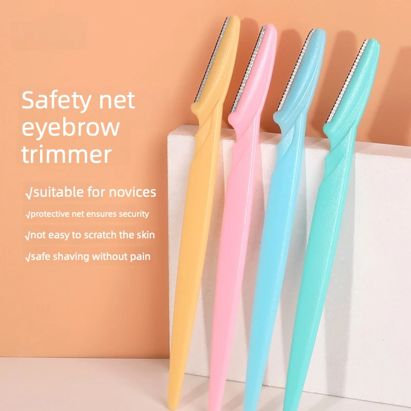 24Pcs Multifunction Eyebrow Trimmer Kit, Precise Eyebrow Razor for Trimming Shaping & Facial Hair Removal, Easy Grip Handle
