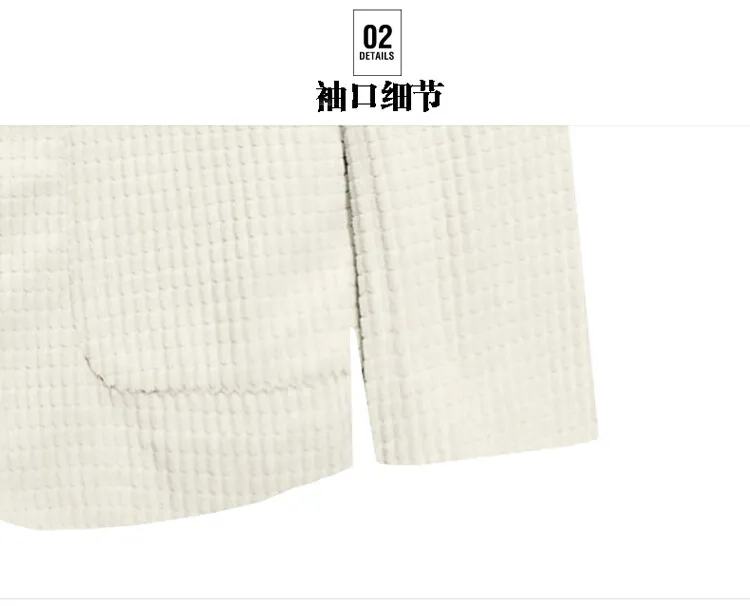 Lässige einfarbige und karierte Anzüge 2026 Frühling Herbst Herren Ein-Knopf-Slim-Fit-Blazer & Jacken Jugend Streetwear Mäntel Oberteile Kleidung – Detail 18