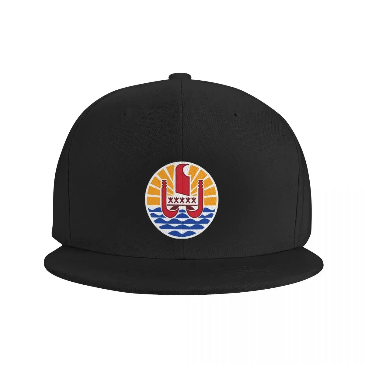 Punk Coat Of Arms Of French Polynesia Hip Hop Baseball Caps Men Women Adjustable Dad Hat Snapback