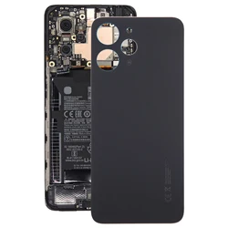 Glass Material Battery Back Cover for Xiaomi Redmi 12 4G Phone Rear Housing Case Replacement