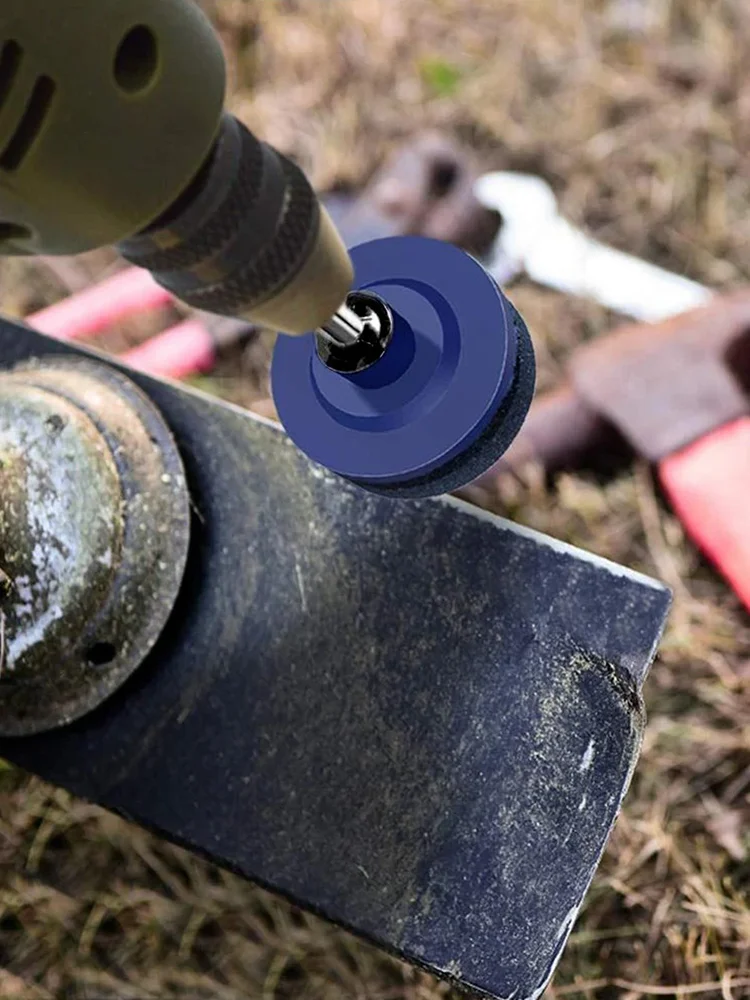 Blade Sharpener Grinding Stone Electric Knife Sharpener Wind Power Mower Wear Resistant Knife Sharpener Grinding Head Tool