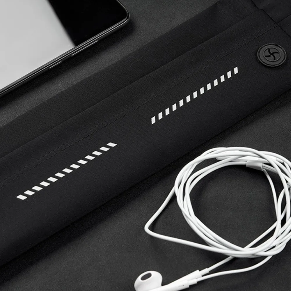 

Ultra-Thin Sport Mobile Waist Bag Night Reflection Close Fitting Running Waist Bag Breathable Multifunctional Sports Phone Bag