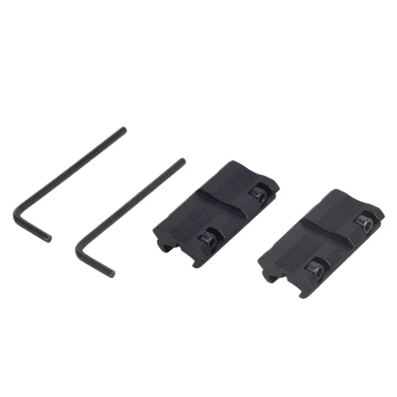 Mini 20 مللي متر ويفر السكك الحديدية محول 2 قطعة 11 مللي متر تتوافق محول قاعدة CNC 9.5-10 مللي متر جبل الصيد البصريات أداة التثبيت #5