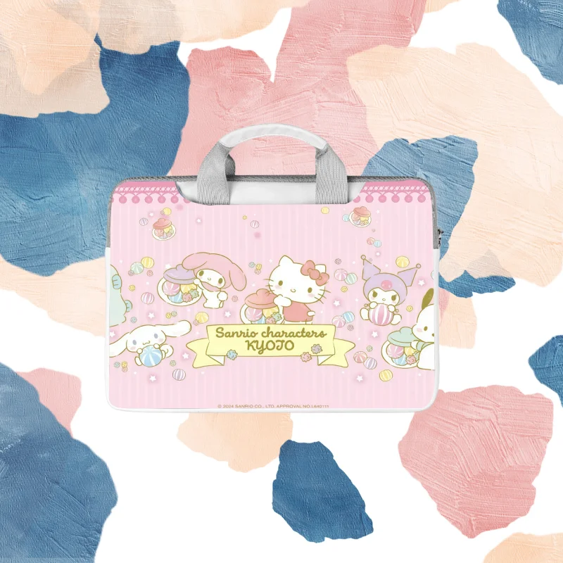 

Cartoon Hello Kitty Kurome Laptop Bag Shoulder Handbag Briefcase Organizer Suitable for 12 13 14 15 16 Inch Macbook Air Pro Gift