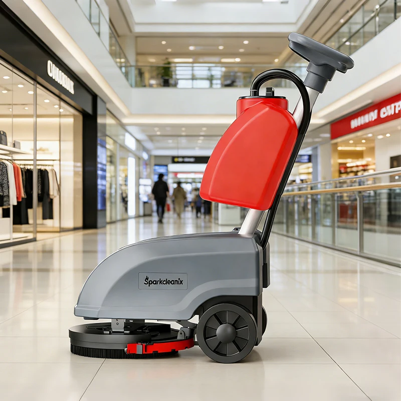 Automatic Walk Behind Floor Scrubber Small Cheap Floor Scrubber Cleaning Machine