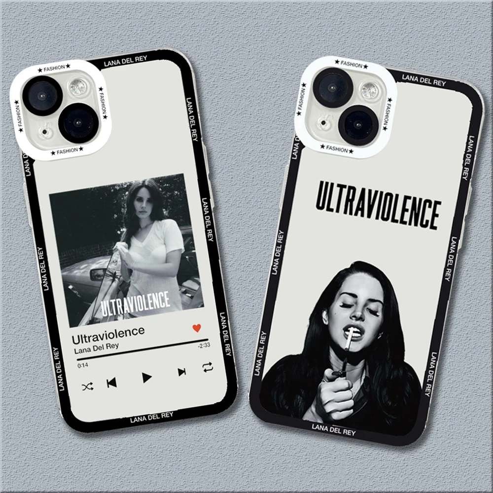 For Xiaomi Redmi Note 13 12 Pro Plus 12S 11S 11 10S 10 Singer Lana Del Rey Poster Soft Clear Phone Covers For Redmi 12 13C Case