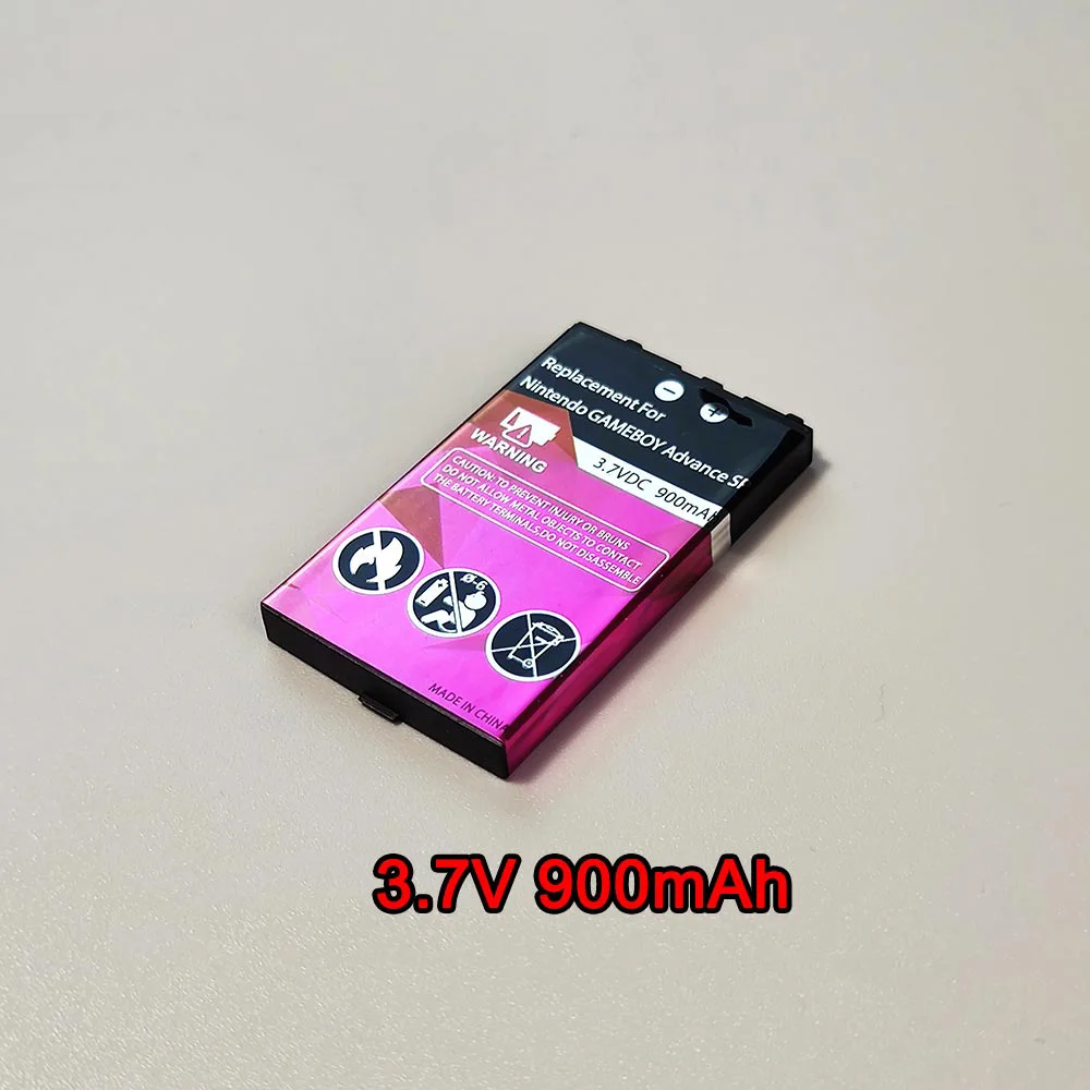 Batteria al litio ricaricabile da 3.7V 900mAh per GBA SP e NDS sostituzione della batteria di qualità originale per Nintend Game Boy Advance SP