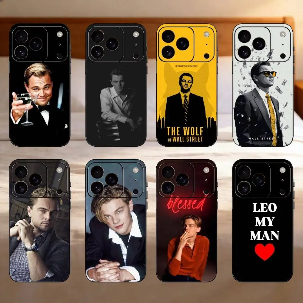 

Actor L-Leonardo Jack Leo Phone Case For iPhone 17,16,15,14,13,12,11 Plus,Pro Max,SE4Soft Silicone Black Cover