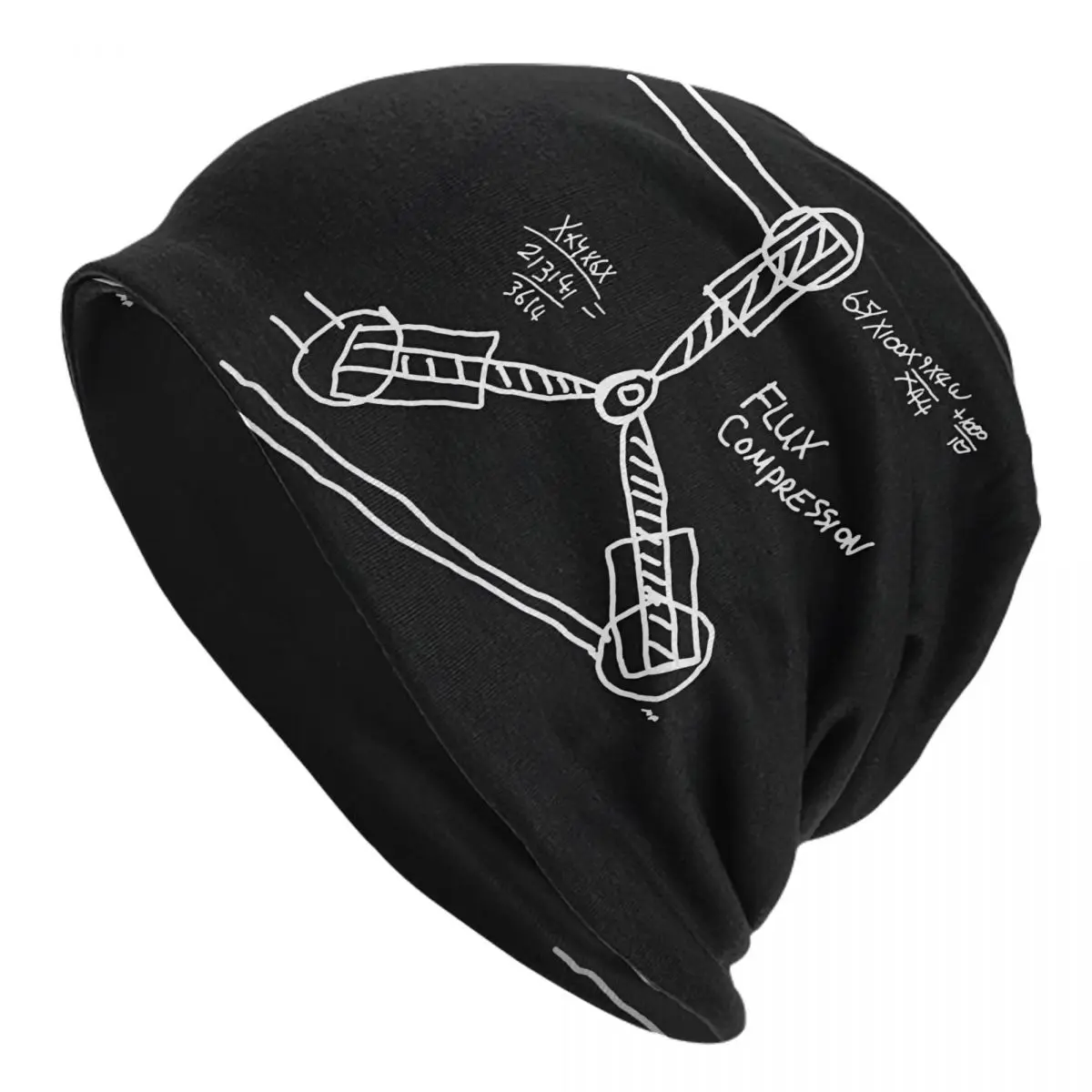 Back To The Future Flux Capacitor Autumn Female Thin Beanies Double Used Windproof Bonnet Hats