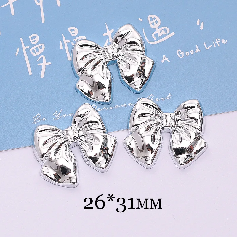 10 pz nuovo carino Mini placcato oro argento farfalla giunzione resina cabochon Scrapbook fai da te matrimonio tornante accessori mestiere H13