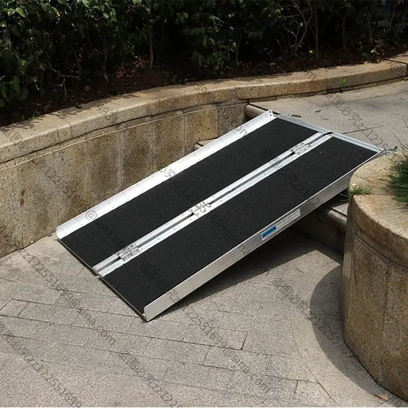 Suitable for Barrier-free Aluminum Alloy on And Off Ramp Plate Accessories,Portable Mobile Staircase Step RampPlate BackingPlate