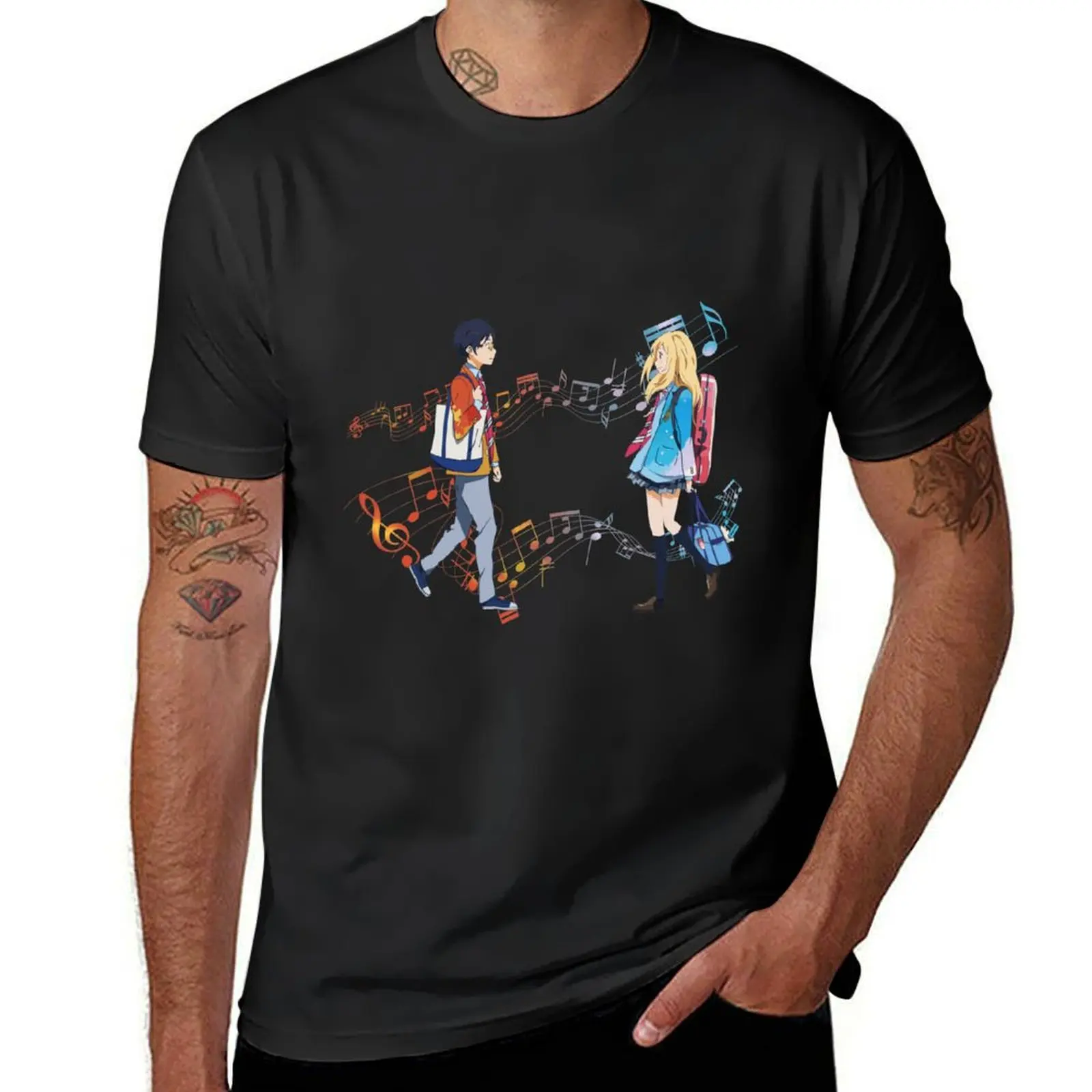 Your Sound - Shigatsu wa kimi no uso T-Shirt vintage oversizeds mens t shirts casual stylish