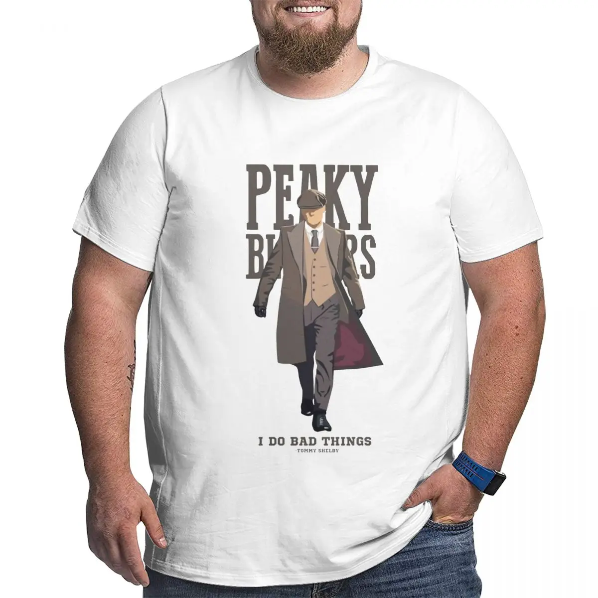 Peaky Blinders Thomas Awesome T Shirts Graphic Y2K Gifts Short Sleeve Tshirts For Men Women Clothing