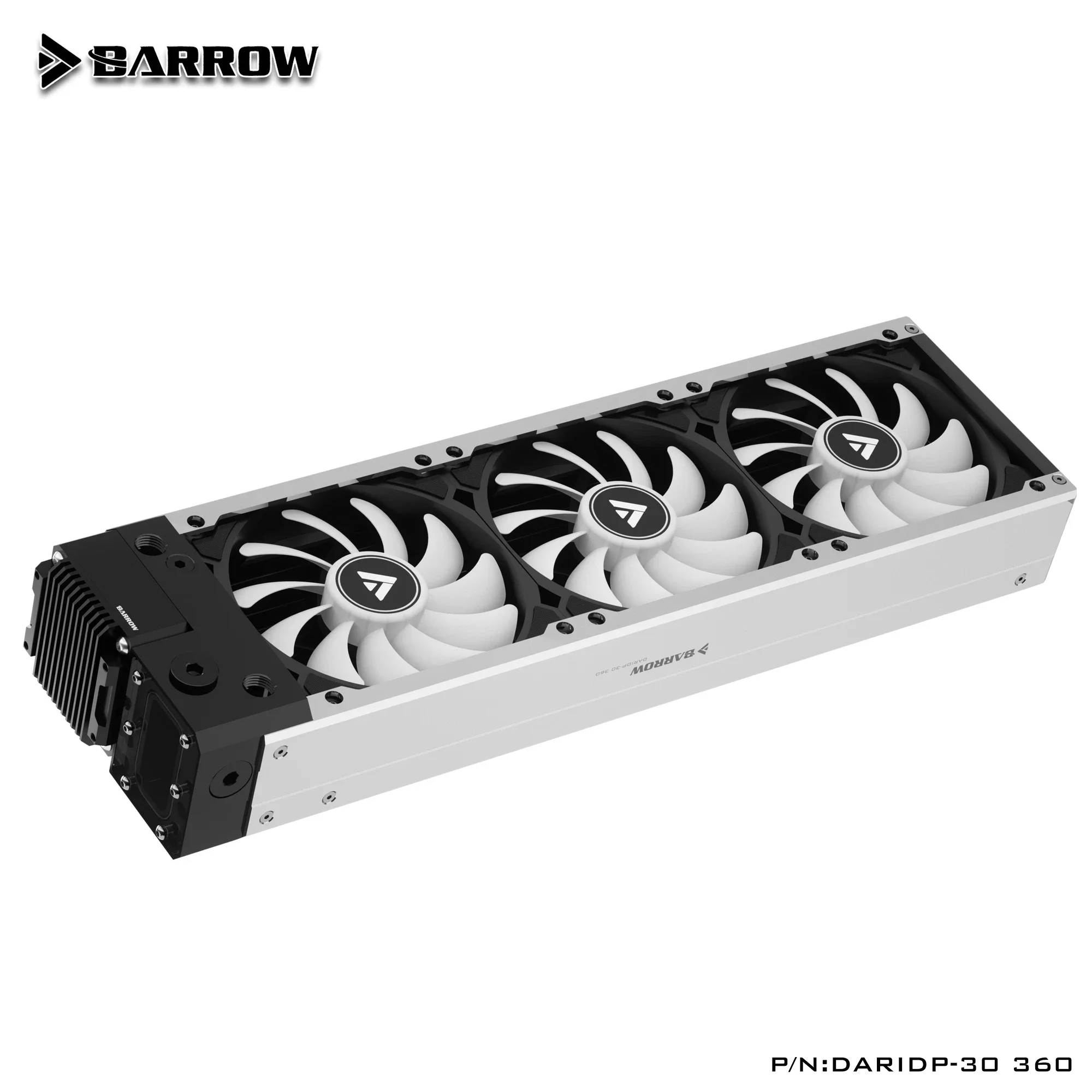 Imagem -03 - Barrow Aio 360 Radiador Radiador Mais 17w Pwm Bomba Ventilador Integrado para Sistema de Refrigeração Dissipador Calor