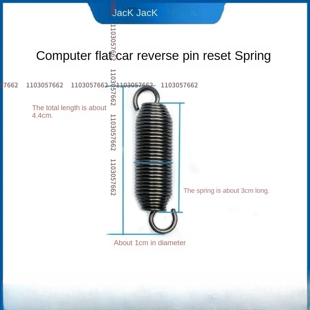 10PCS Original 4.4cm Inverted Needle Tension Spring Reset Spring for Jack Bruce Computer Flat Lockstitch Industrial Sew Machine