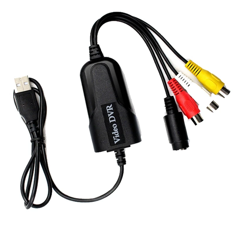 

CVBS Converter USB Video Capture Card USB 2.0 Audio Video Converter Adapter Parts For Computer DVD Camcorder