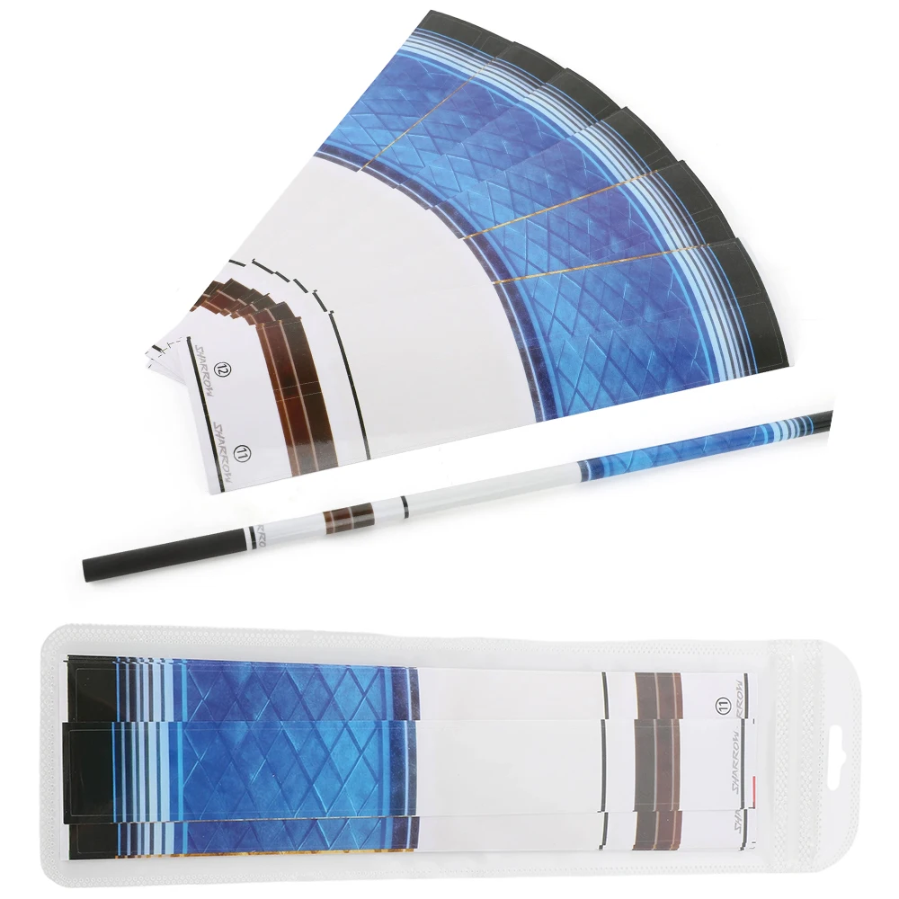 

13pcs Arrow Shaft Stickers Wraps Sticker Archery Hunting Taeget Shooting Carbon/Aluminum/Fiberglass Arrow Rod Accessory