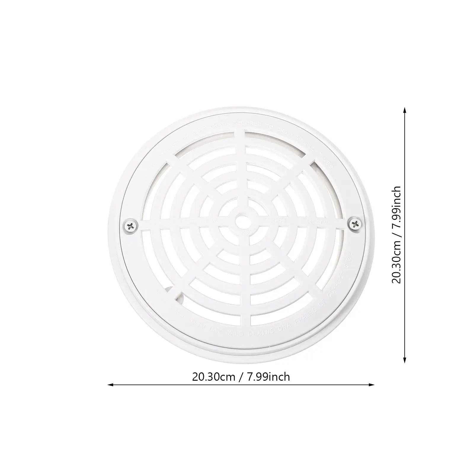 3 pezzi Accessori per scarico a pavimento per piscina Raccordo per drenaggio efficiente Copertura base per perdite a terra per piscina spa liscia