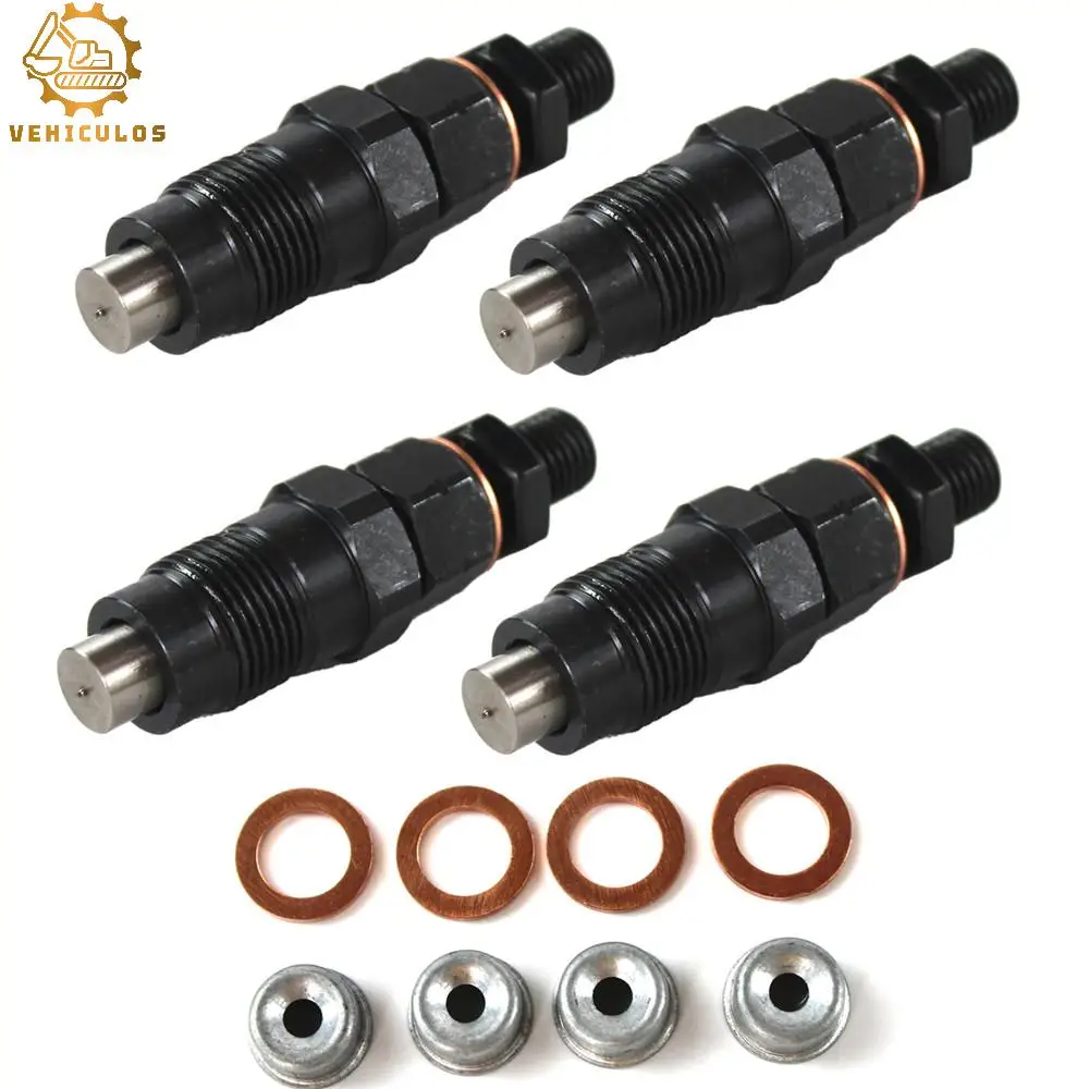 4PCS Fuel Injectors 131406490 For Perkins Engine 404-22T 104-22 403D-15 404C-22 404D-22T Case SR130 SR160 SR175 SV185 Farmall 31