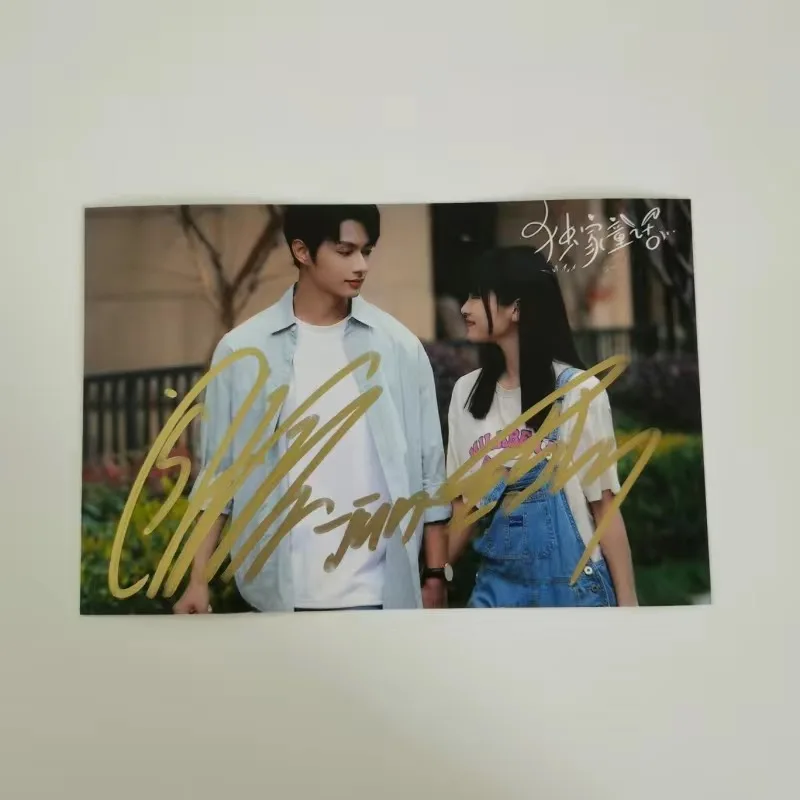 Wen Junhui JUN Zhang Miaoyi Poster Autographed Photo TV Season 1 Episode Drama Stills Handwritten Collection Signature Picture