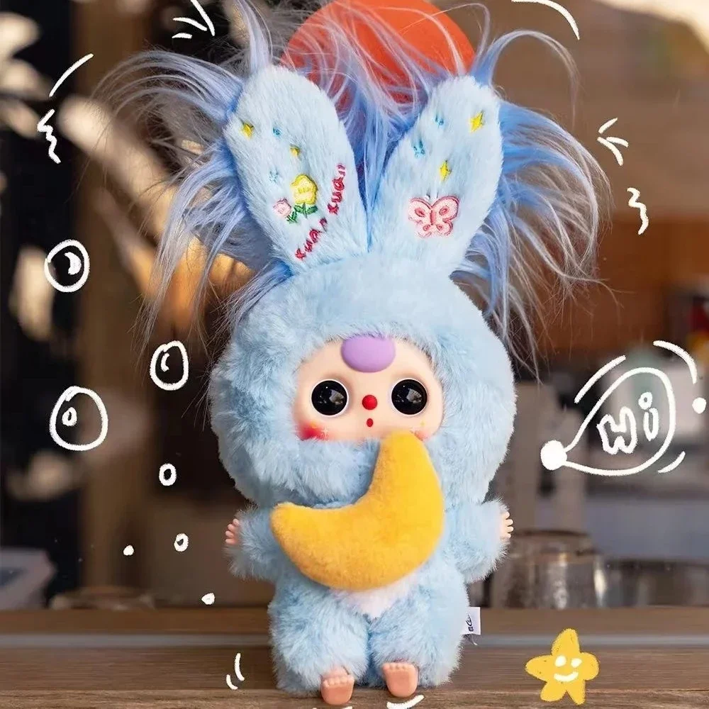 Baby Three V3 Lily Rabbit Town Serie Schattige pluche blinde doos Rugzak Trendy accessoire Mystery Box Leuk speelgoedverrassingscadeau voor meisje