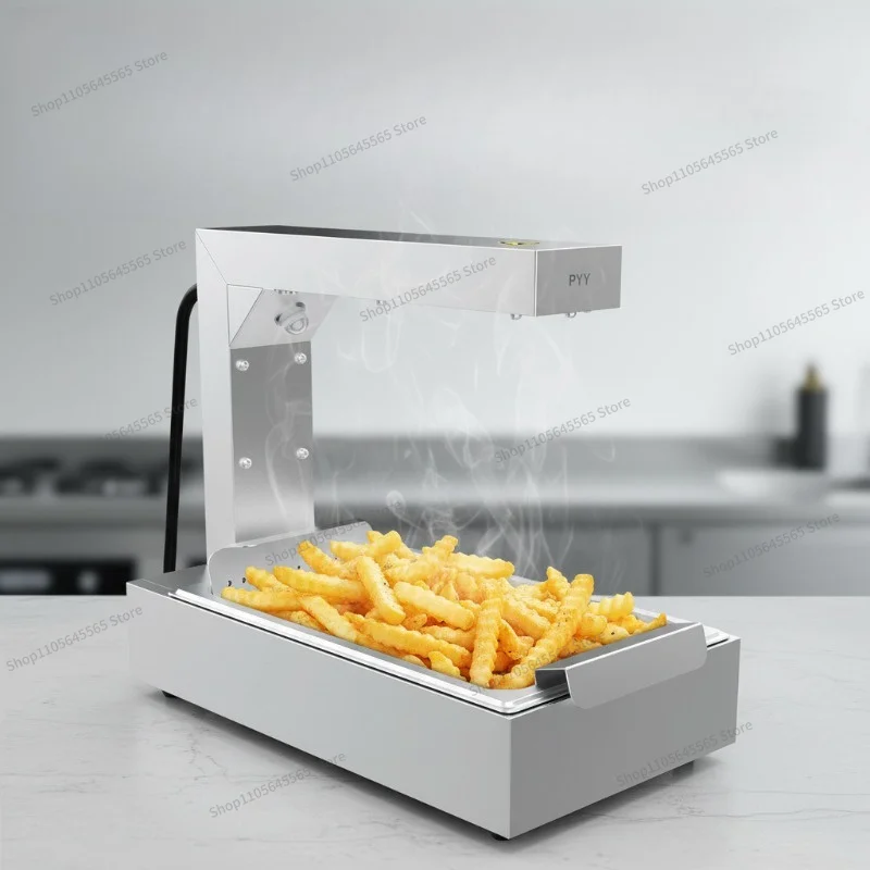 For Electric French Fries Insulation Table, Constant Temperature Heating Cabinet Commercial Fried Snack Insulation