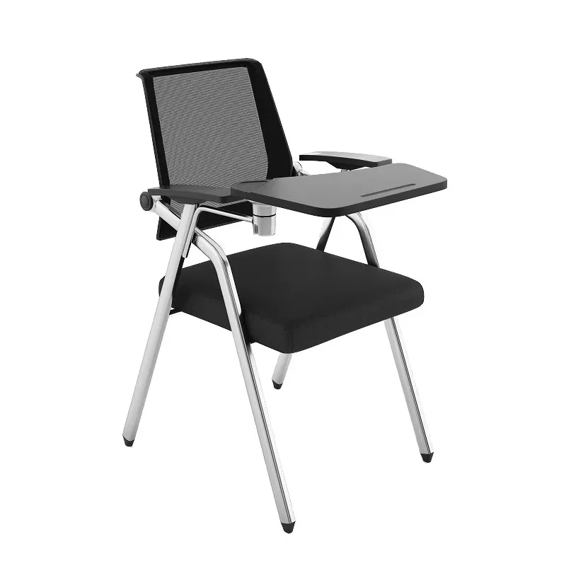 Modern Design Training Chair for Students Classroom Meeting Armrest with Writing Pad for School Classroom