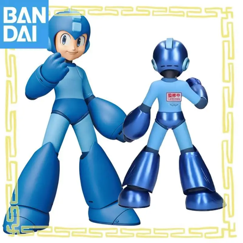

Оригинальная коллекционная фигурка Bandai Namco Banpresto Rockman Drn.001 Mega Man из ПВХ, модель аниме-персонажа, настольное украшение, игрушка, подарок