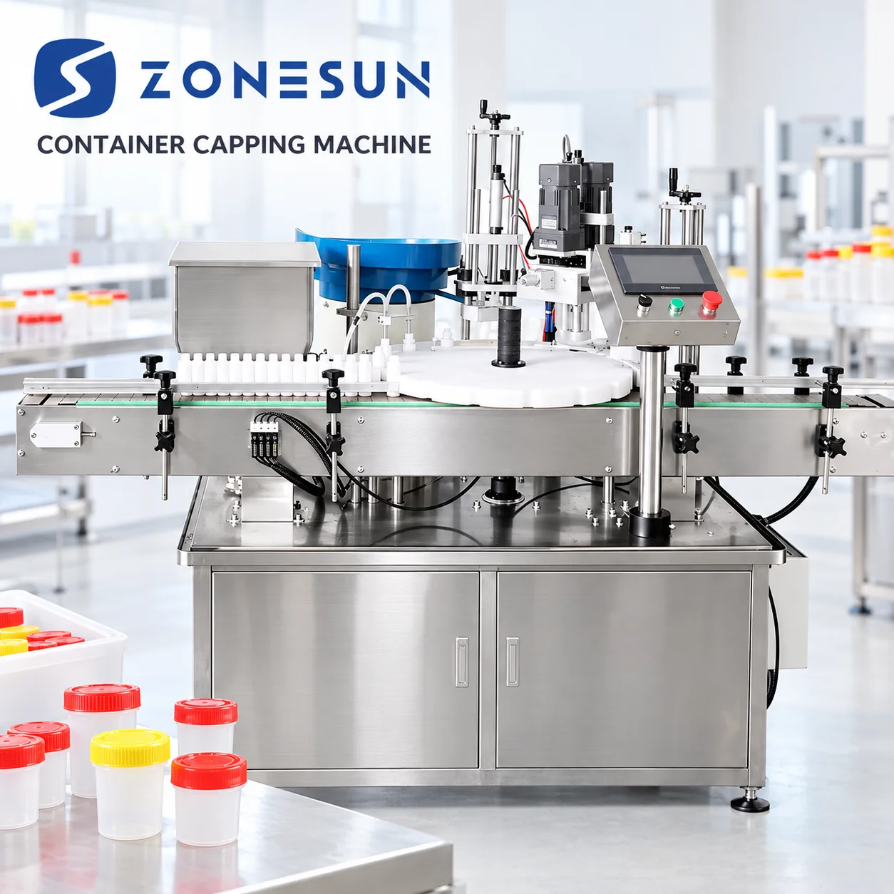 ZONESUN Automatic Pneumatic Perfume Beer Drinking Water Milk Essential Oil Liquid filler Vial Glass Bottle Sealer Machine