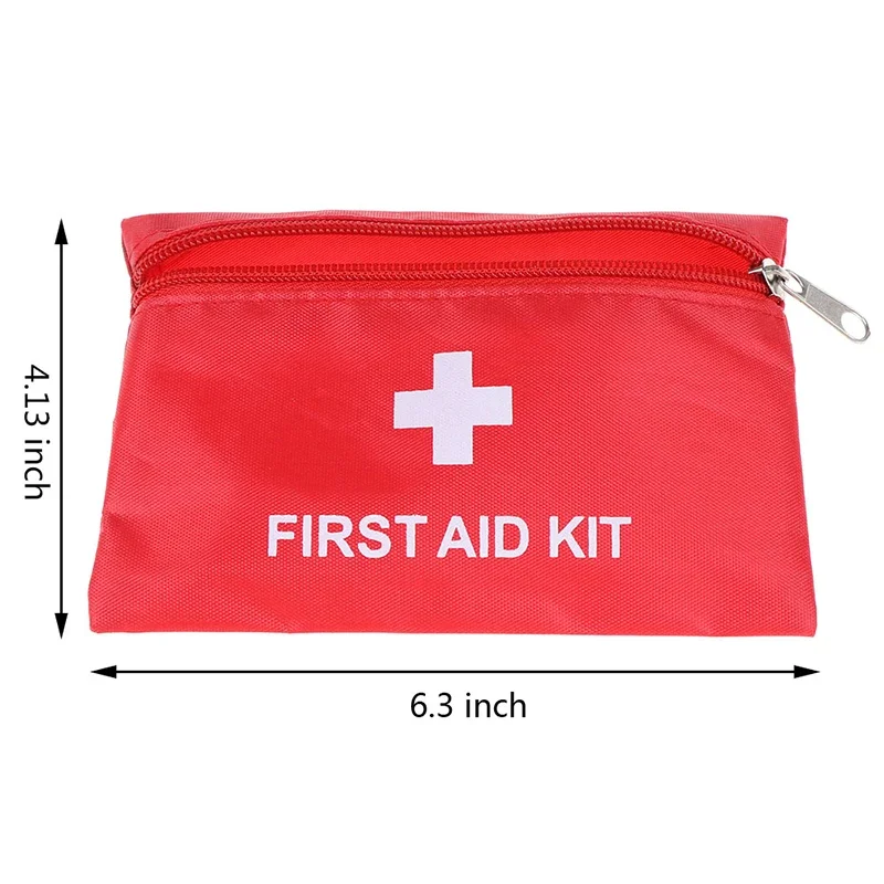 1X Portable Emergency Survival First Aid Kit Pack Travel Medical Sports Bag Case