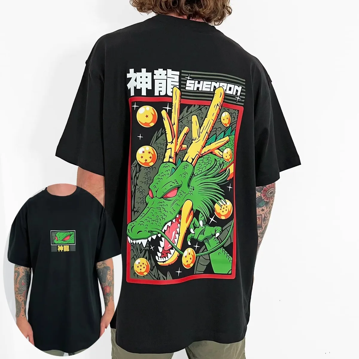 Dragon Ball 2025 DBZ Goku Official Licensed Tee  Vintage Style Anime T-Shirt Loose Fit Oversized Unisex Comfortable Cotton Top