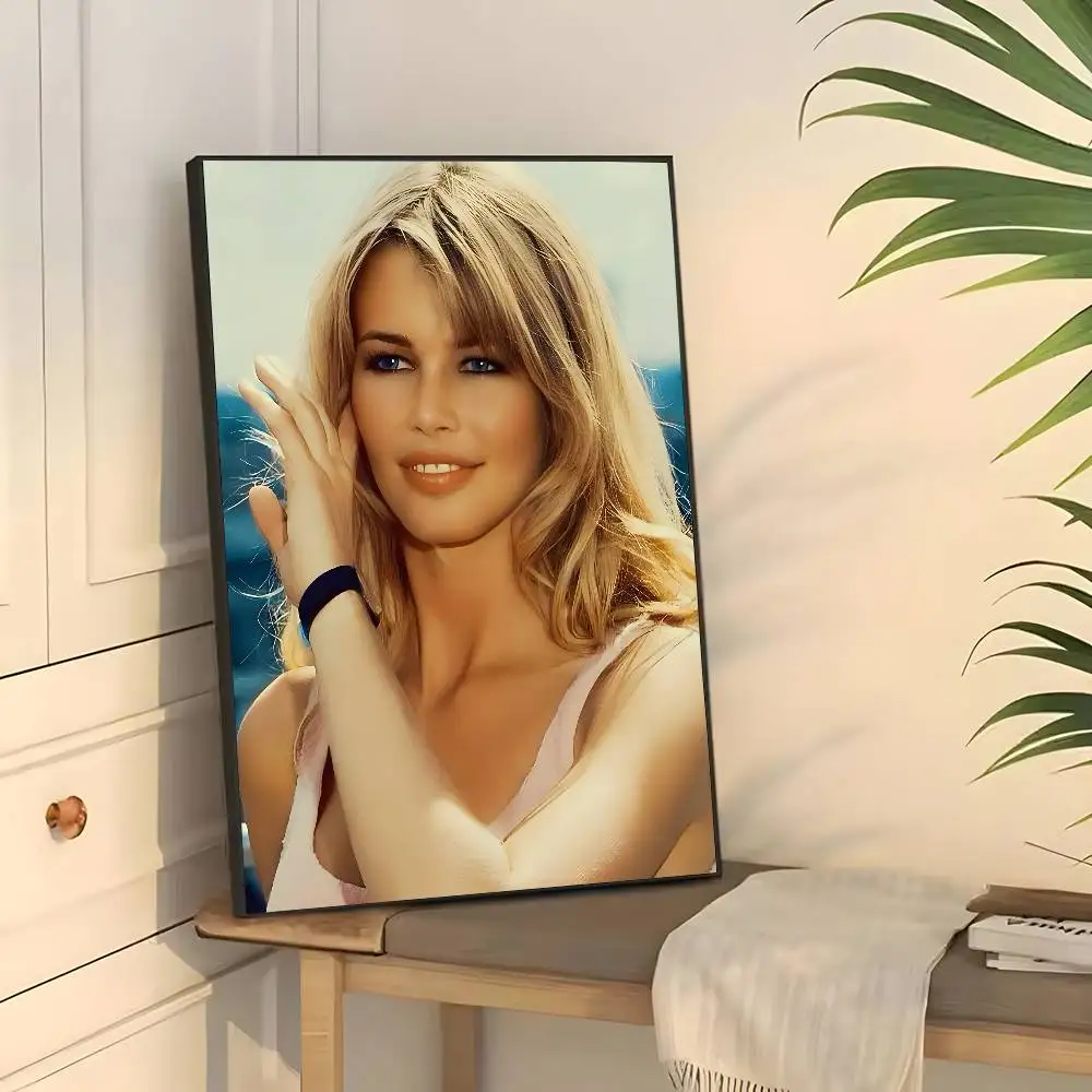 ملصق Supermodel C-Claudia S-Schiffer جدار لاصق مقاوم للماء لغرفة المعيشة المنزلية وغرفة النوم والديكور الجمالي #6