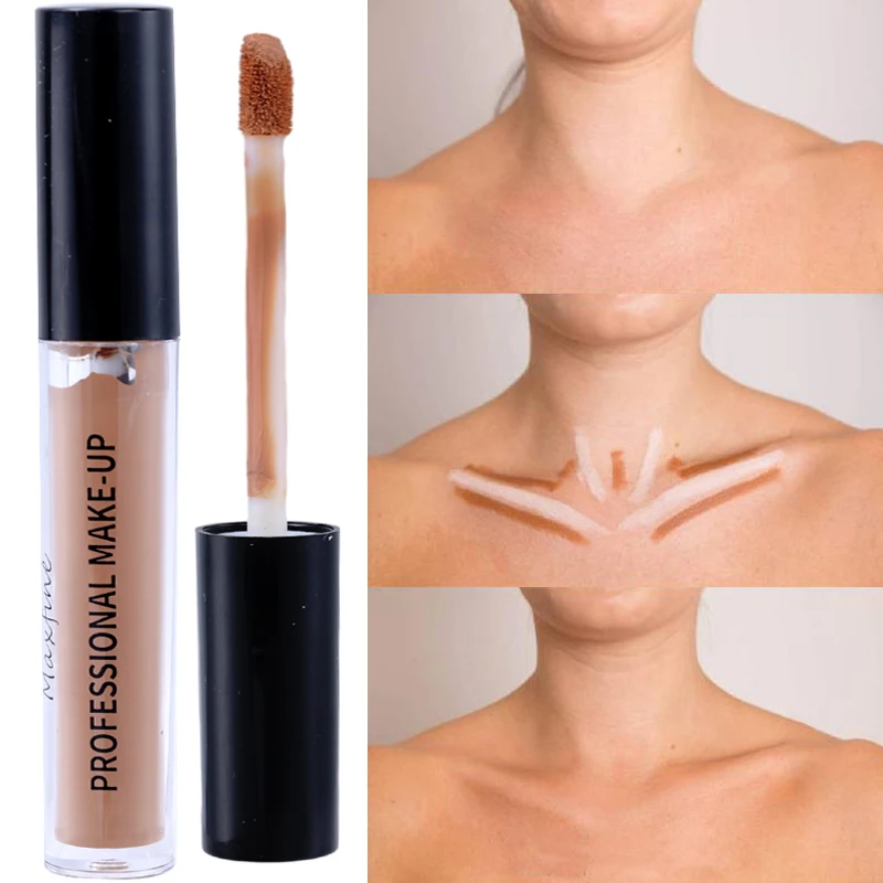 Flüssige Kontur Concealer Creme lang anhaltende feuchtigkeit spendende vollständige Abdeckung Akne Spot dunkle Kreise Concealer Creme Make-up Kosmetik