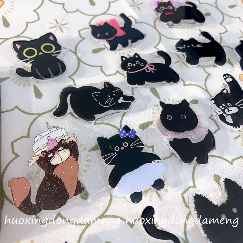 白足猫 Magsafe 磁気電話グリップ Tok Griptok スタンド iPhone 用面白い折りたたみ式ワイヤレス充電ホルダー