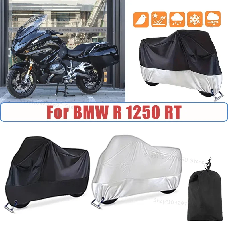 210D Oxford Motorcycle Cover Waterproof All Season UV Protection For BMW R 1250 RT Anti-Tear Windproof Motorbike Cover