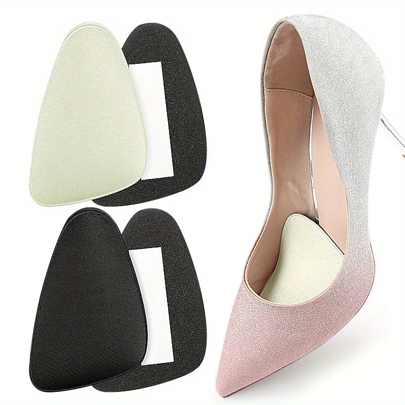 High Heel Insole, Triangular Sponge Forefoot Half Size Pad, 
