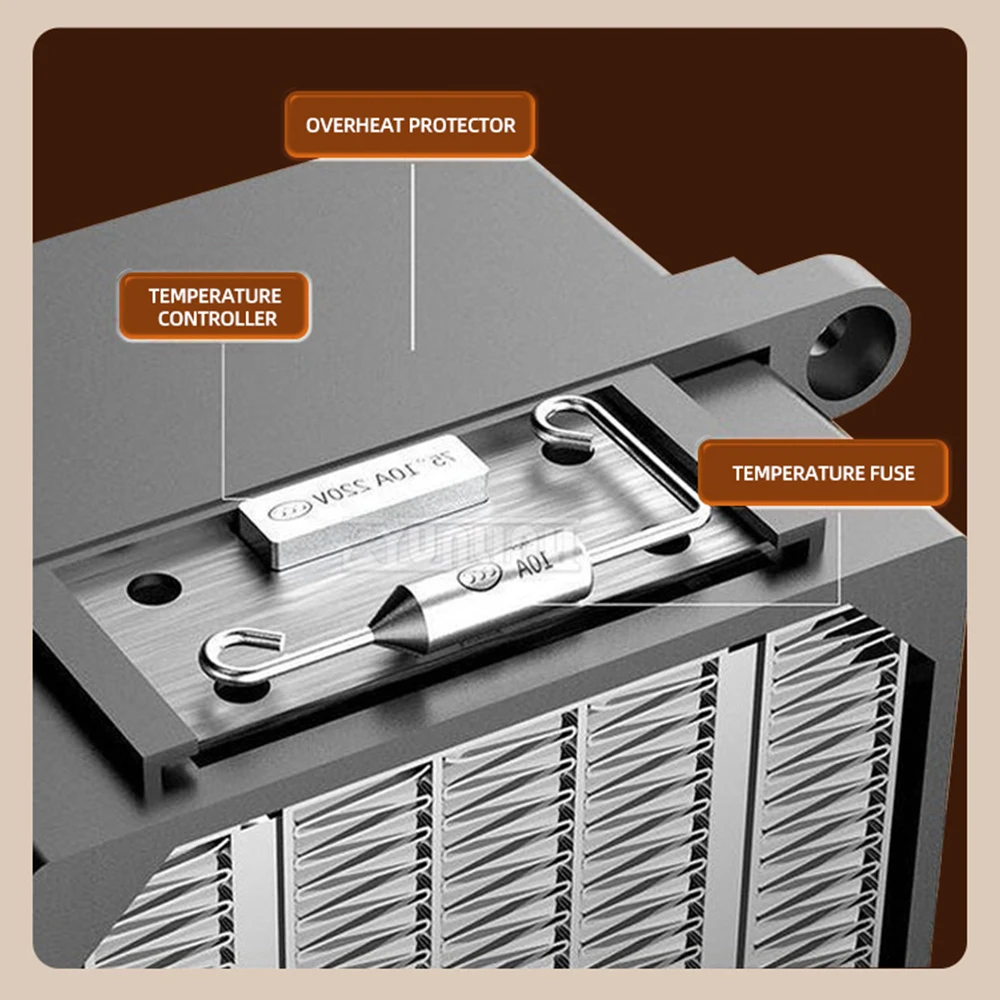 เครื่องทําความร้อนไฟฟ้าขนาดเล็กสําหรับห้องแบบพกพา PTC เครื่องทําความร้อนไฟฟ้าเซรามิก Electromenager Pour Maison