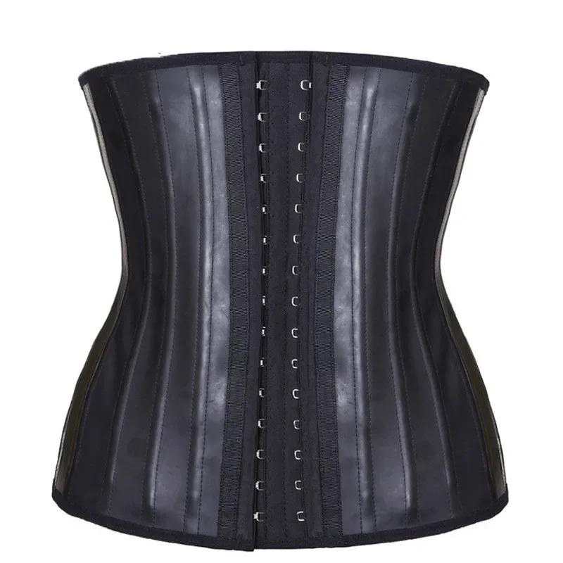 Corsé de cintura de látex, entrenador de cintura, corsé, cinturón delgado para vientre, moldeador de cuerpo, correa de modelado, 25 colombianas de cintura deshuesadas de acero