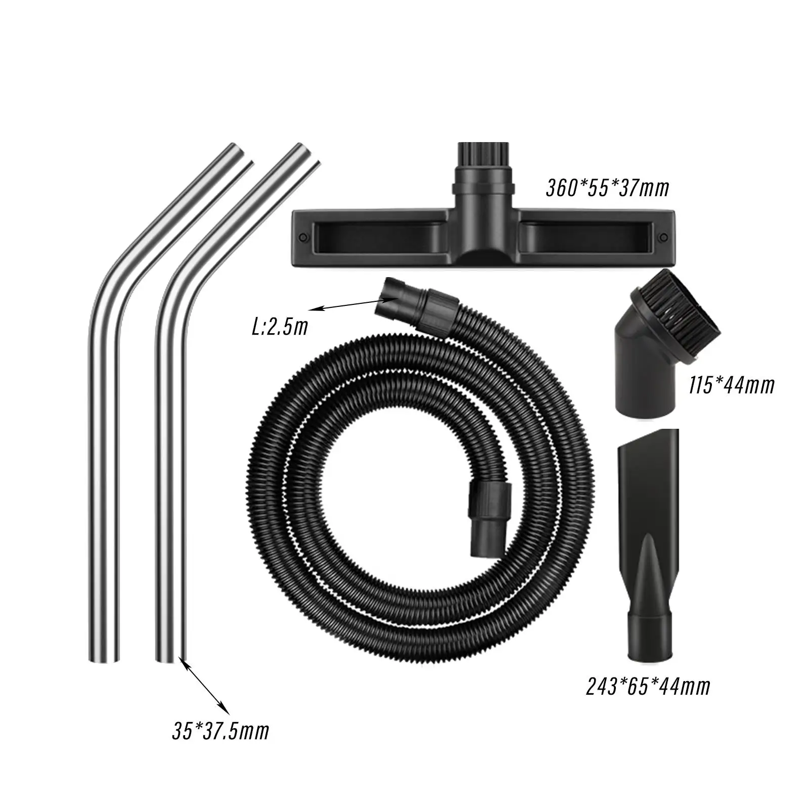 6x adaptadores universais de mangueira de vácuo para cantos de computador laptop remover teclado de pêlos de animais de estimação