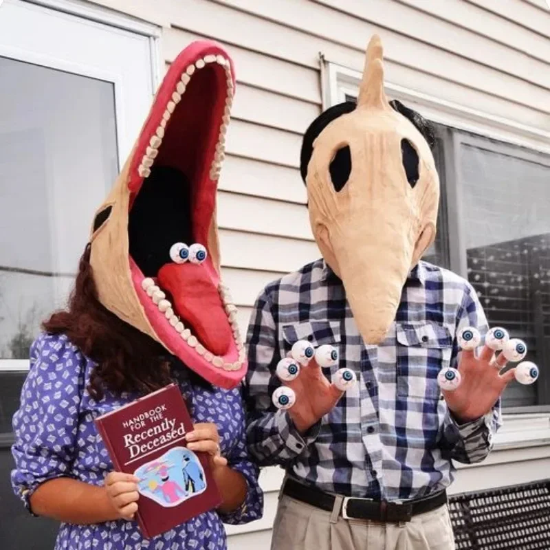 

Adam Barbara Full Face Headgear for Halloween Cosplay Prop Scary Halloween Mask Carnival Masquerade Party Dress Up Fright Props