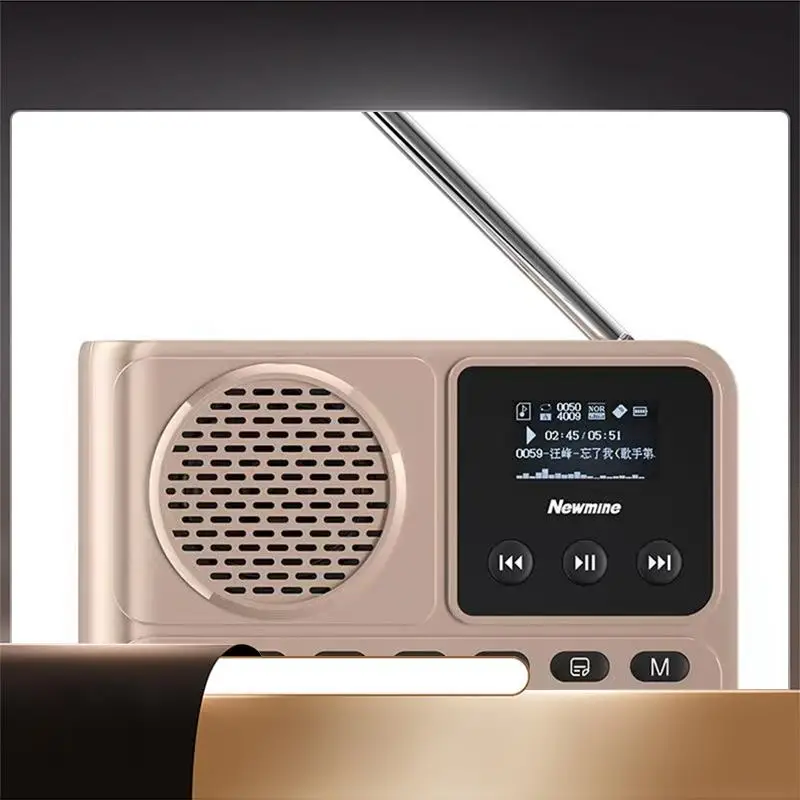 

Newmine MX28 Portable All Band FM Radio Pocket Radio Receiver Wireless Bluetooth Speaker With LCD Display MP3 Player For Old-X64