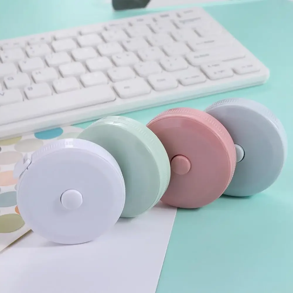 2M Soft Mini Tape Measure Portable Nordic Style Three Measuring Measures Automatic Retractable Measurement Ruler Measures Height